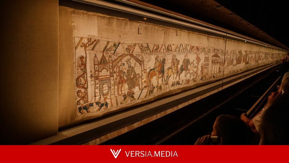 Bayeux Tapestry arrives in British Museum for historic exhibition