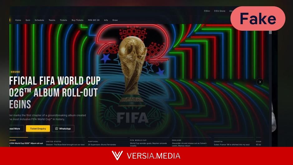Fact check: These FIFA World Cup ticket sites are fake — World News | Versia.media