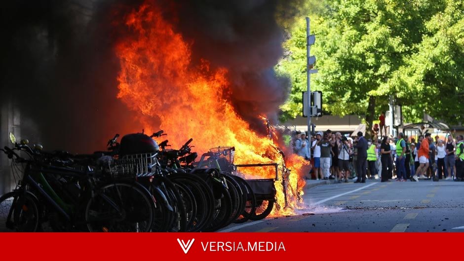 Police fire tear gas at anti-G7 protesters in Geneva β World News | Versia.media